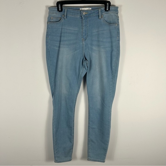 ❤️ Ardene Blue Skinny Jeans High-Rise Jeggings 13 - Picture 3 of 10